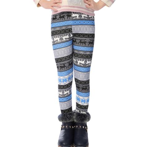 Gyratedream 2 12t Girl Leggings Footless Fleece Lined Warm Winter