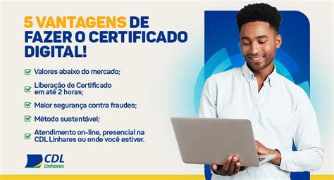 Faça seu certificado digital CDL de Linhares