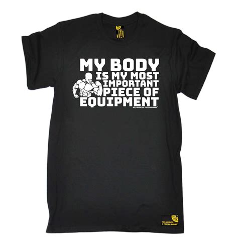 Gym Bodybuilding T Shirt Funny Novelty Mens Tee Tshirt Blsw Slogan