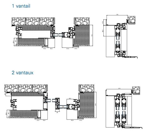 Porte Fenetre Coulissante Vantail A Galandage Almoire