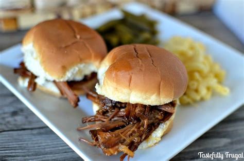 Scrumptious Sunday Easy Crockpot Shredded Beef Sliders Utah Sweet