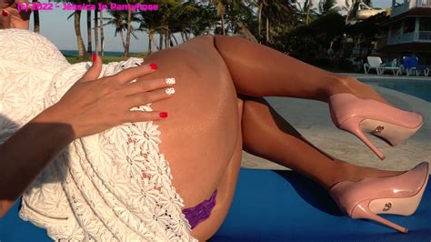 JessicaInPantyhose Jessica In Pantyhose OnlyFans Swimming Pool Porn Video Clip 605031