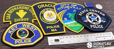 Custom Police Uniform Patches Police Patches Signature Patches