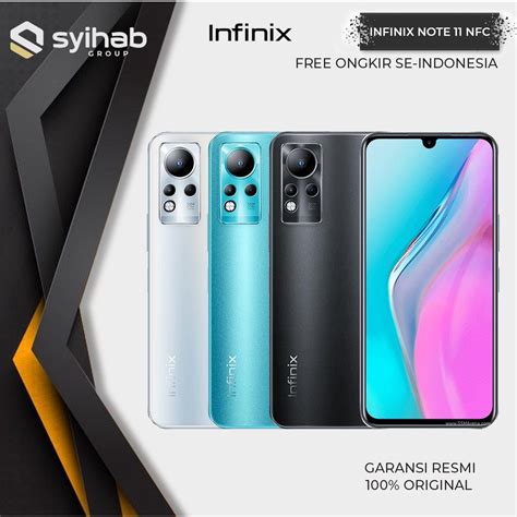 Jual Infinix Note 11 NFC 6 128GB Garansi 1 Tahun Indonesia Shopee