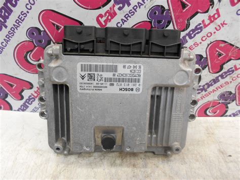 PEUGEOT PARTNER 1 6 HDI ENGINE CONTROL UNIT ECU 2008 2016 G ACarSpares