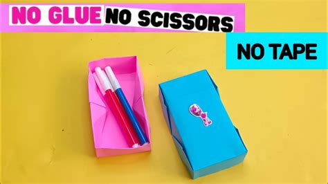 Origami Craft Crafts Without Gluetape And Scissors No Glue