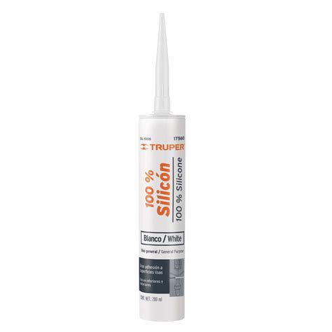 Silicon Blanco Ml Sil B Truper Construalianza