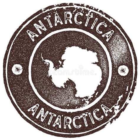 Antarctica Vintage Map Stock Vector Illustration Of Retro 213894992