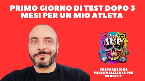 Resoconto Del Primo Giorno Di Test Dopo Mesi Per Un Mio Atleta Sar