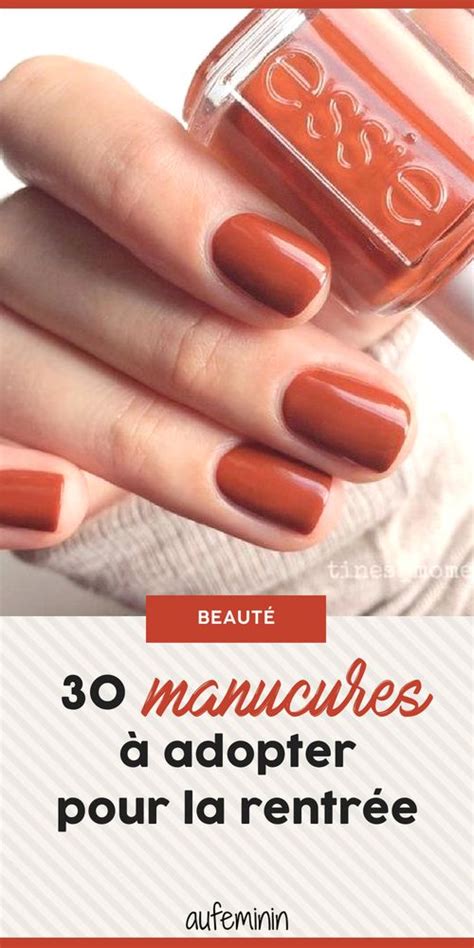 Les Tendances Manucure Adopter Cet Automne Vernis Ongles