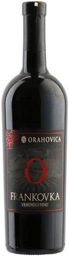 Vino Orahovica Frankovka vrhunsko 0 75 l Akcija Njuškalo katalozi