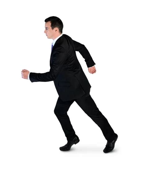 Business Man Running Away — Stock Photo © Fuzzbones 63332753