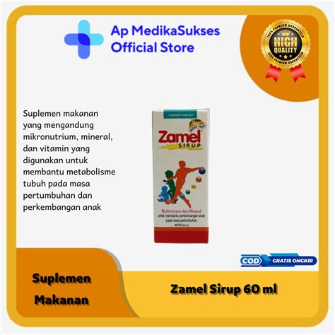 Zamel Sirup Ml Multivitamin Anak Lazada Indonesia