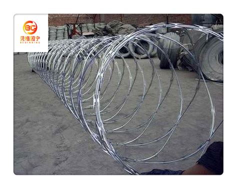 Wire Fence Barbed And Barbed Wire Making And Concertina Hot Dipped Galvanized Razor Barbed Wire