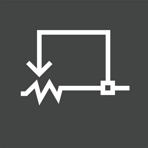 Rheostat Line Inverted Icon 15295635 Vector Art At Vecteezy