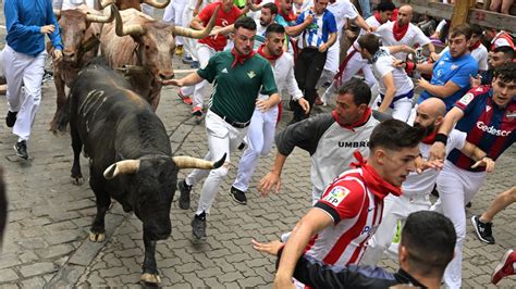 El Quinto Encierro De San Ferm N Una Carrera R Pida Y Limpia De