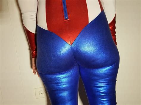 Lexi In A Shiny Spandex Superhero Costume Free Nuded Porn Photo