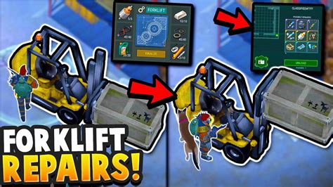 Repairing The Forklift At The Transport Hub Rarest Loot Unlocked Last Day On Earth