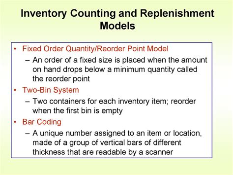 Inventory Management Chapter 12 Online Presentation