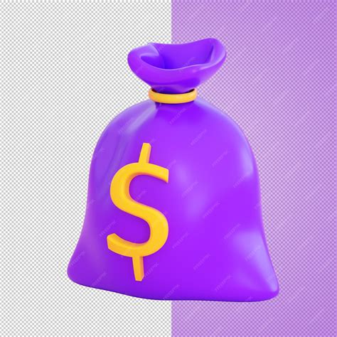 Premium Psd 3d Money Bag Business Saving Money Banking Finance