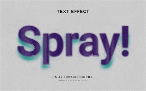 Premium Psd Spray Paint Text Effect