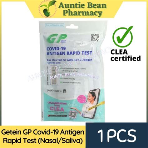 Getein GP Covid 19 Antigen Rapid Test Kit Nasal Saliva Lazada