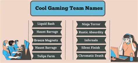 588 Awesome Gaming Team Names For Epic Battles Oicun