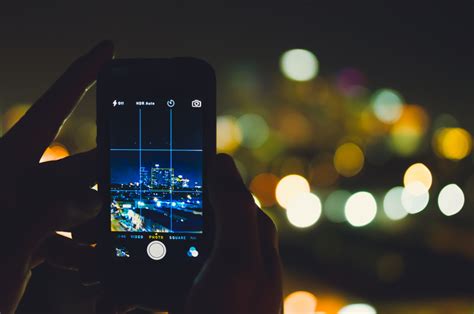 Free Images Iphone Smartphone Light Bokeh Night Photography