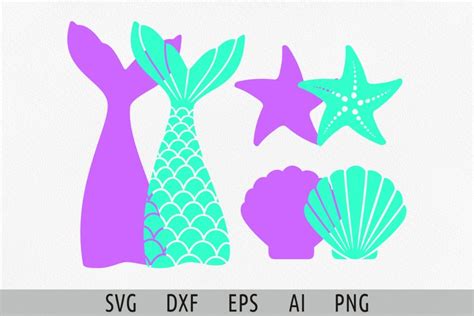 Layered Mermaid Tail Svg Mermaid Tail In Layers 2123179