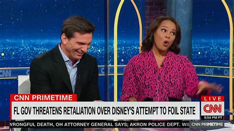 Cnn Hosts Laugh Out Loud At Desantis Disney Threat ‘i Mean Lets Play