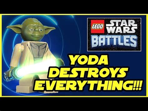 Yoda Destroys Everything Lego Star Wars Battles Youtube