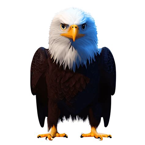 American Bald Eagle Cartoon · Creative Fabrica
