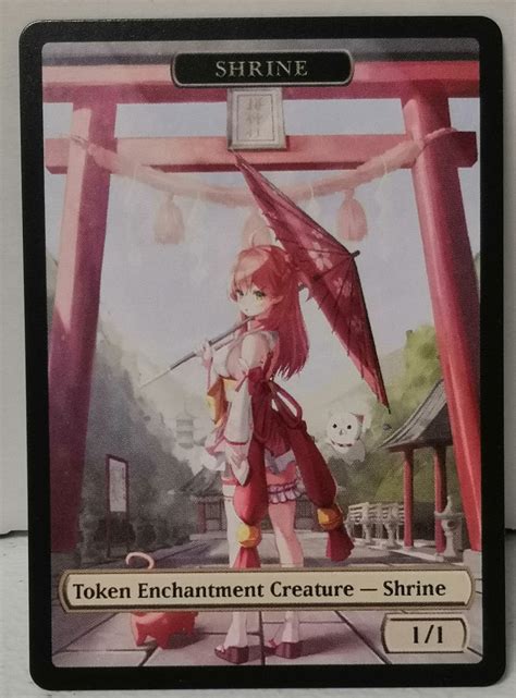 Mtg Shrine 11 Doublesided Token Alternative Art Edh Commander Cube