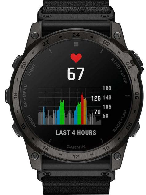 Garmin Tactix 7 Amoled Edition Titanium Αδιάβροχο Smartwatch με Παλμογράφο Nylon And Silicone