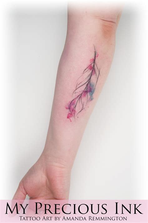 Home Mypreciousink Watercolor Tattoo Feather Tattoos Feather Tattoos