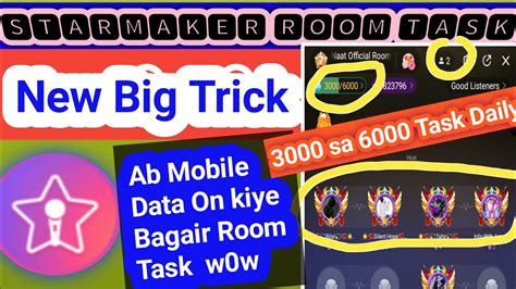 Starmaker Room Task New Tricks 2023 Starmaker Room Task Trick