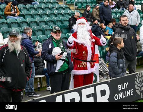 Plymouth Argyle fans during the Sky Bet Championship match Plymouth Argyle vs Birmingham City at ...