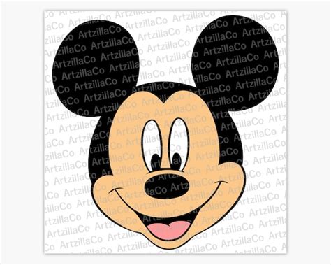 Mickey Mouse Head Emoji Mickey Ears Digital Download SVG | Etsy