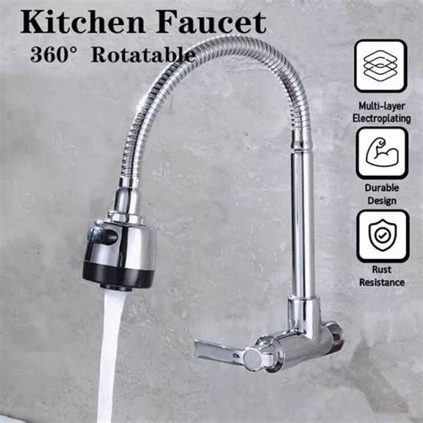 Kitchen Faucet Single Cold Kitchen Sink Faucet Classic Stretching Cold And Hot 304 Stainless