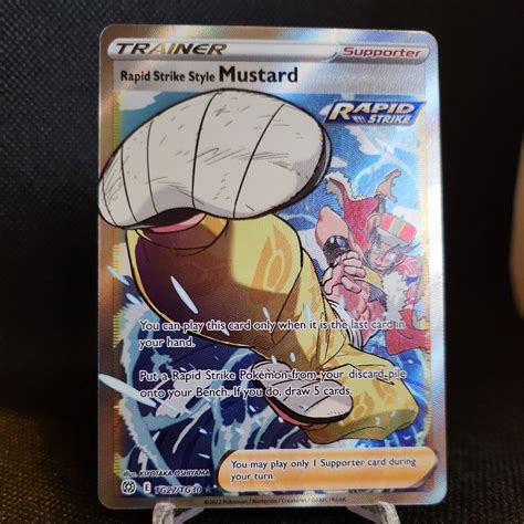 Rapid Strike Style Mustard Tg Tg Ultra Rare Brilliant Stars Pokemon