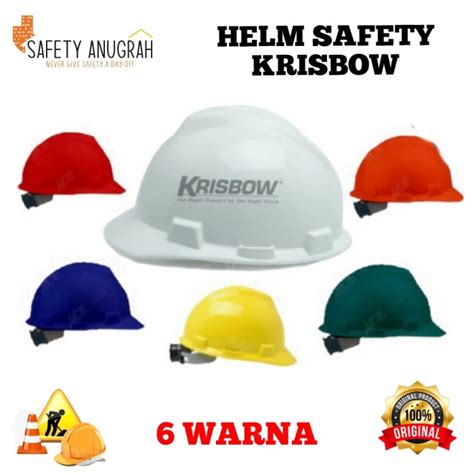 Jual Safety Helmet Helm Safety Krisbow Helm Proyek Krisbow Shopee