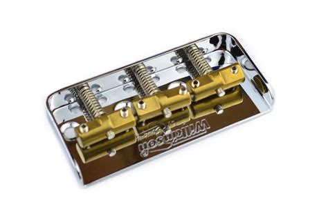 Wilkinson Compensated 3 Saddle Short Bridge Chrome Telecaster Bridges And Tailpieces