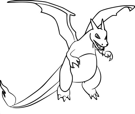 Dessin Dracaufeu Inspirant Galerie Coloriage Dracaufeu Pokemon Go