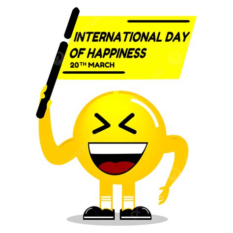 Día Internacional Del Vector De Diseño De La Felicidad 02 Png Feliz Dia Sonrisa Emoji Png