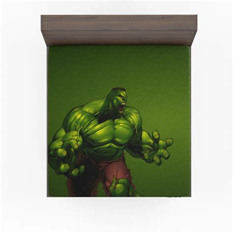 The Hulk Epic Adventures In Comics Fitted Sheet