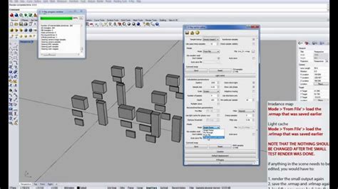 3d Rhinoceros 5 Render Settings Youtube