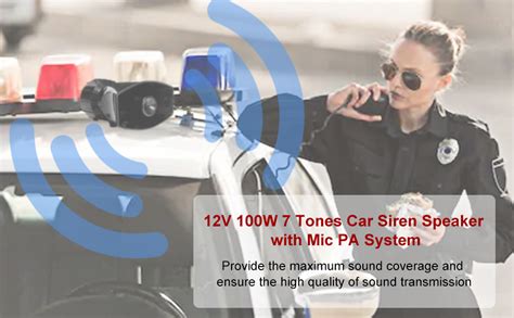 Mua Partol Car Pa System Truck Siren Horn Tone Sound With Mic Pa