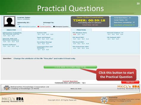 Ppt Mkcls Quasi Online Examination Practice Exam System Powerpoint