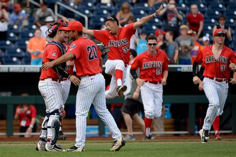 arizona baseball wildcats jump   top ten   national