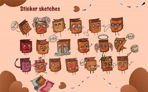 Stikers for Telegram "Sweet Basket" :: Behance